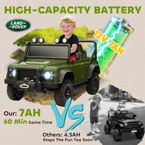 Kids Electric Ride-On Truck with Remote Control and LED Lights