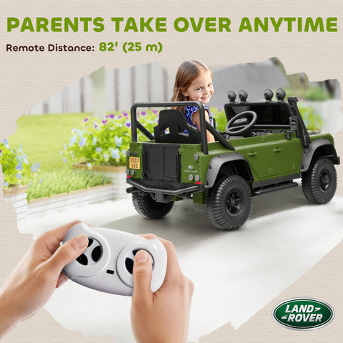 Kids Electric Ride-On Truck with Remote Control and LED Lights