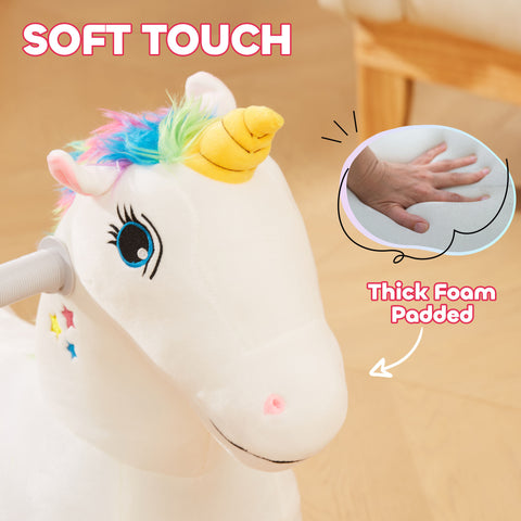 6V Kids Electric Battery-Powered Ride-on Unicorn Toy