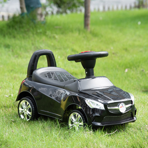 Foot-to-Floor Sliding Ride-On Push Car for Toddlers with Music