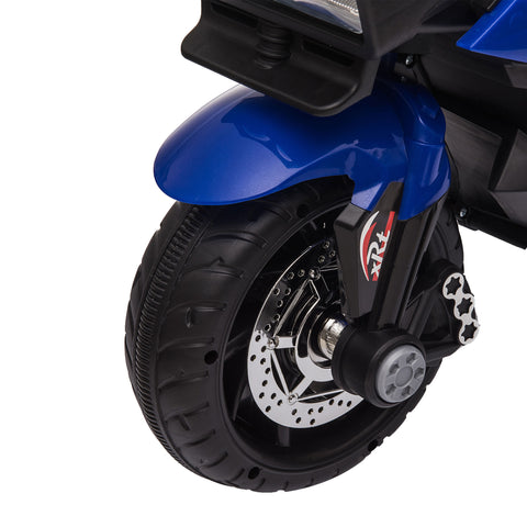 6V Kids Electric Ride-on Motorcycle with Headlights and Music