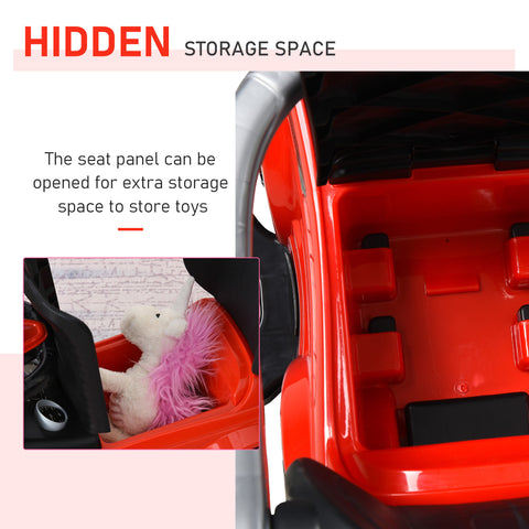 2-in-1 Toddler Ride-on Push Car Stroller with Horn and Lights