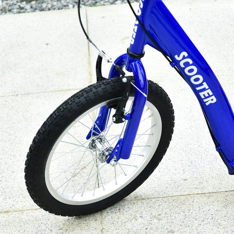 Kids Kick Scooter with Adjustable Handlebar and Inflatable Wheels