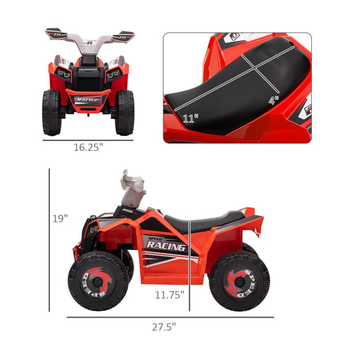 6V Electric Ride-On Toddler ATV Quad Toy Car