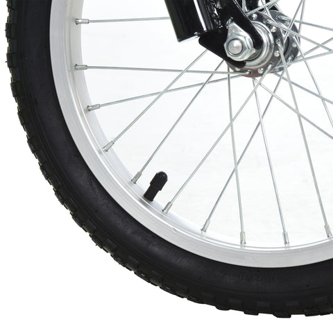 Youth Kick Scooter with Dual Brakes and Inflatable Wheels