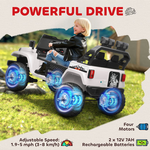 24V 2-Seater Electric Ride on Truck with Remote Control