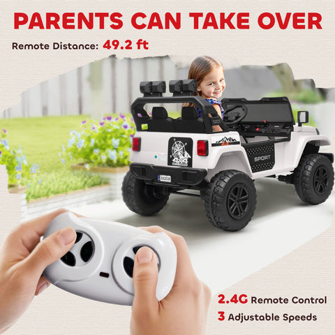 24V 2-Seater Electric Ride on Truck with Remote Control