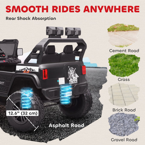 24V 2-Seater Electric Ride on Truck with Remote Control