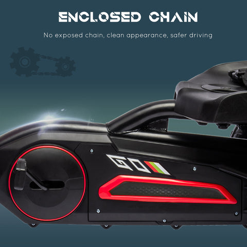 Kids Pedal Go Kart with Swing Axle and Shock-Absorbing Wheels
