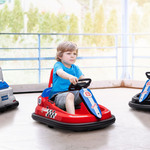 6V Electric Ride-on Bumper Car with 360-Degree Rotation