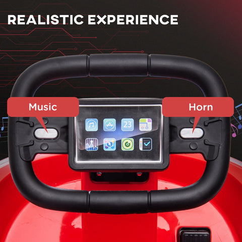 6V Electric Ride-on Bumper Car with 360-Degree Rotation