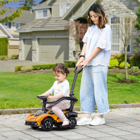2-in-1 Ride-On Push Car for Toddlers 1-3 | Stroller Sliding Car