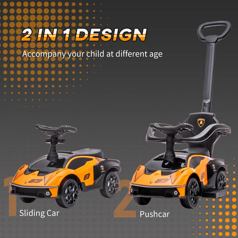 2-in-1 Ride-On Push Car for Toddlers 1-3 | Stroller Sliding Car