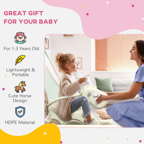 5-in-1 Rocking Horse for Toddlers 1-3 Years