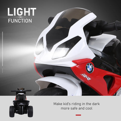 6V 3-Wheeled Kids Electric Ride-On Motorcycle with Headlights