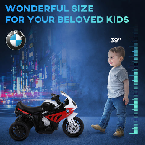 6V 3-Wheeled Kids Electric Ride-On Motorcycle with Headlights