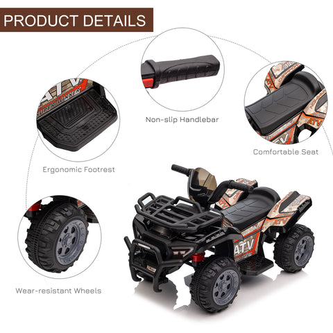 Kids 6V Battery Powered Electric ATV Quad Ride-On Car