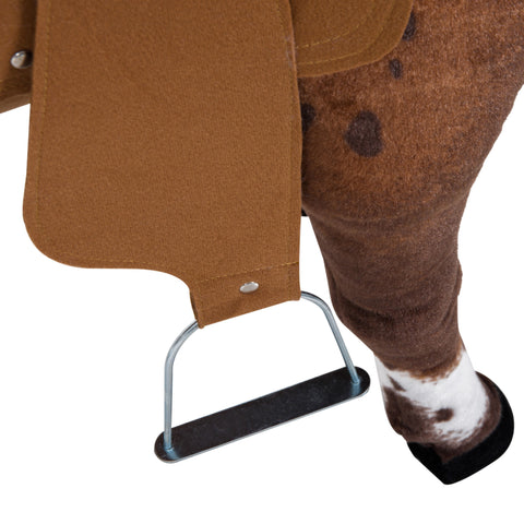 Plush Sound-Making Ride-On Horse Toy for Toddlers