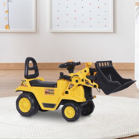 3-in-1 Ride-On Bulldozer Toy Tractor with Shovel