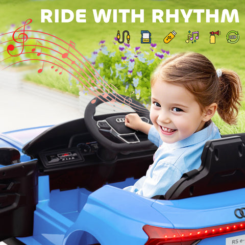 12V Kids Ride-on Car with Remote Control and Suspension