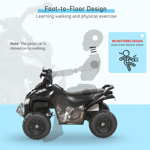 Kids Foot-to-Floor Ride-On Push Car Walking ATV Toy