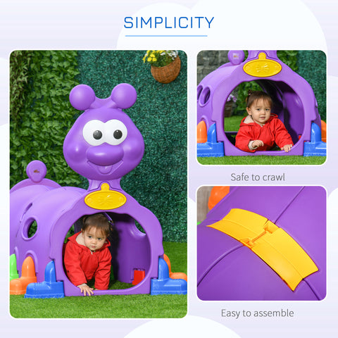Caterpillar Toddler Play Tunnel for Indoor and Outdoor Use