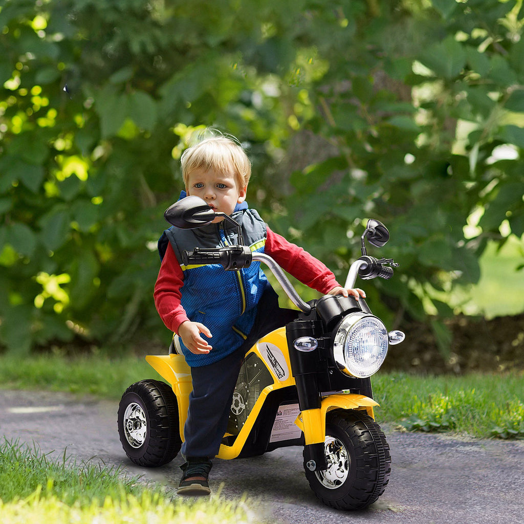 6V Battery Powered 3-Wheel Electric Ride-On Motorcycle for Kids