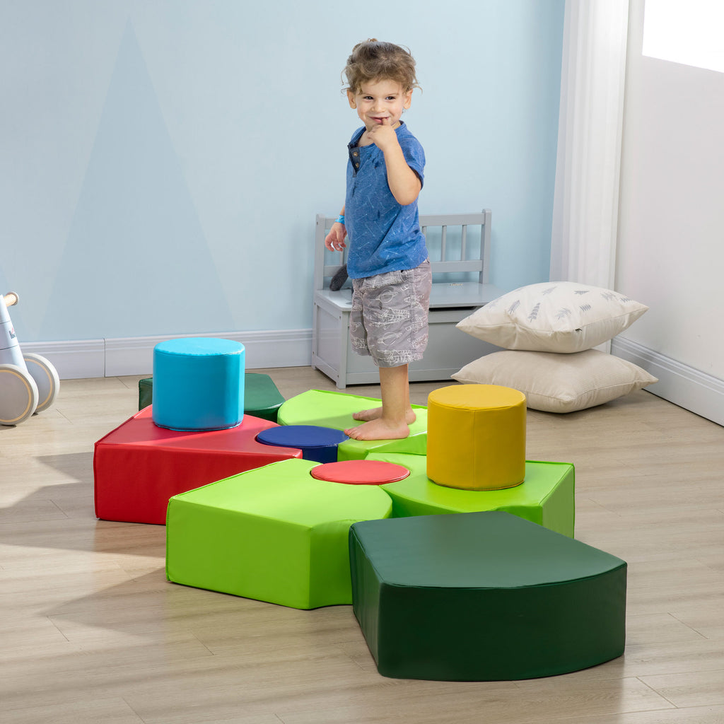 10-Piece Soft Play Foam Playset for Toddlers