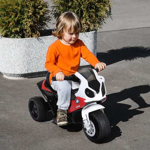 6V 3-Wheeled Kids Electric Ride-On Motorcycle with Headlights