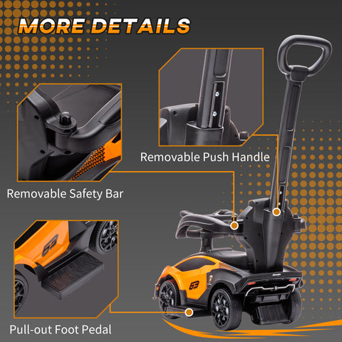 2-in-1 Ride-On Push Car for Toddlers 1-3 | Stroller Sliding Car