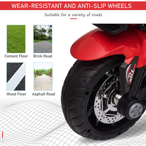 6V Kids Electric Motorcycle Toddler Ride-On Toy