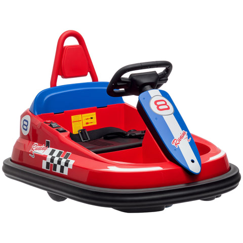 6V Electric Ride-on Bumper Car with 360-Degree Rotation