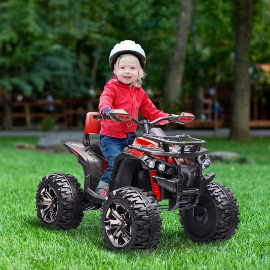 12V Electric 4-Wheeler Kids Ride-On ATV with Music and Headlights