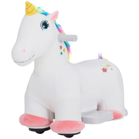 6V Kids Electric Battery-Powered Ride-on Unicorn Toy