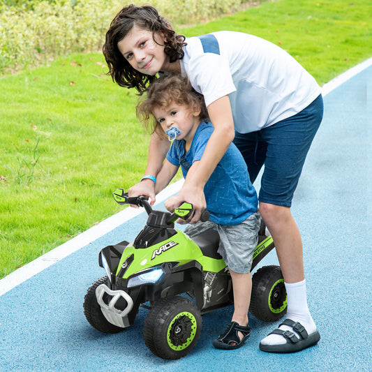 Kids Foot-to-Floor Ride-On Push Car With Music and Lights