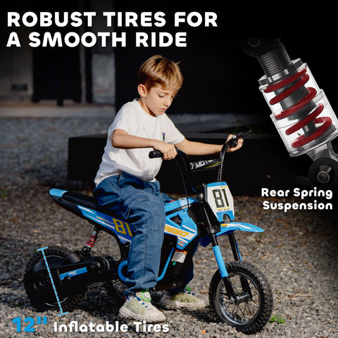 24V Kids Electric Dirt Bike with 250W Motor | 12