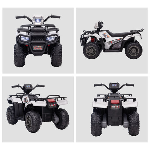 12V Kids Electric Ride-on Car Quad with LED Headlights