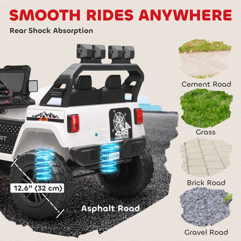 24V 2-Seater Electric Ride on Truck with Remote Control