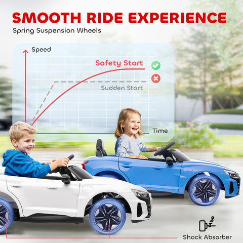 12V Kids Ride-on Car with Remote Control and Suspension