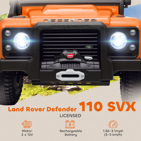 12V Kids Ride-On Electric Car with Remote Control and LED Lights