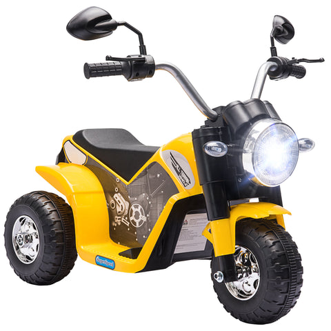 6V Battery Powered 3-Wheel Electric Ride-On Motorcycle for Kids