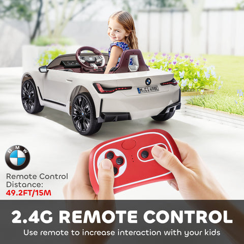 12V Kids Electric Ride-On Car with 2.4G Remote Control and Suspension