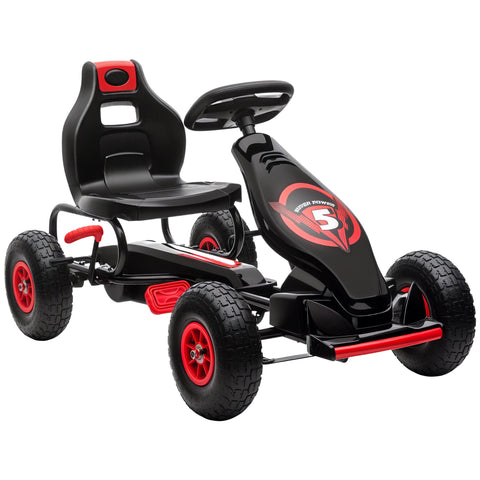 Kids Pedal Go Kart Ride-on Toy with Handbrake