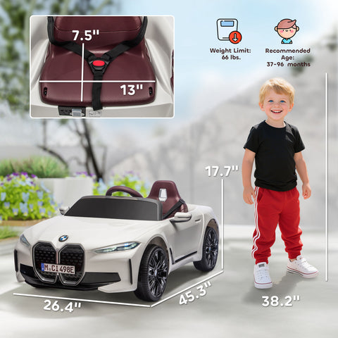 12V Kids Electric Ride-On Car with 2.4G Remote Control and Suspension