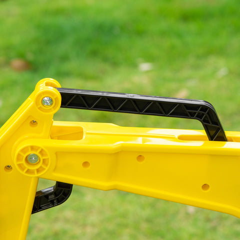 Kids Ride-On Excavator Pedal Digger Construction Truck with Horn