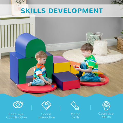 7-Piece Rearrangeable Toddler Climber Set