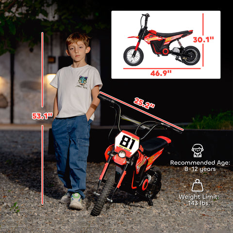 24V Electric Dirt Bike with 250W Motor and 12