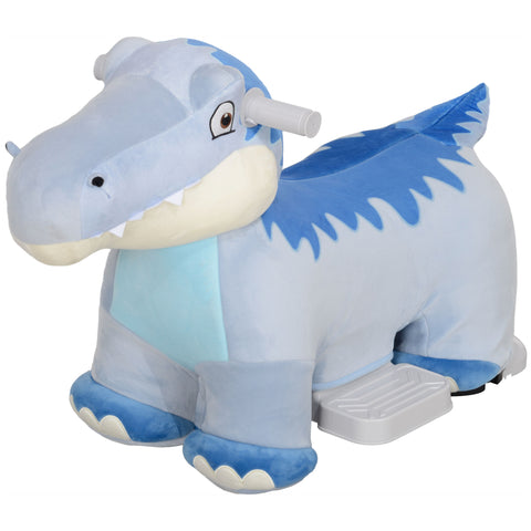 6V Kids Electric Dinosaur Ride-On Toy with Music