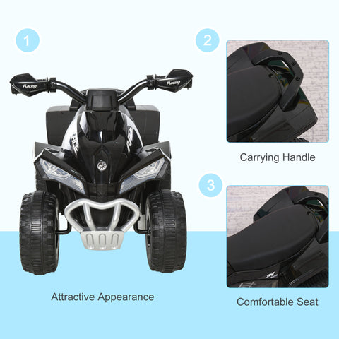 Kids Foot-to-Floor Ride-On Push Car Walking ATV Toy