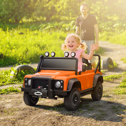 12V Kids Ride-On Electric Car with Remote Control and LED Lights